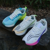 碳板运动鞋 品牌跑鞋 爆米花底跑鞋 学生跑女生男士 春季 体育跑鞋 新款