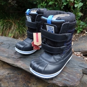 瑞士外贸原单双层内胆新雪丽耐低温滑雪鞋 儿童大棉鞋 男女孩雪地靴