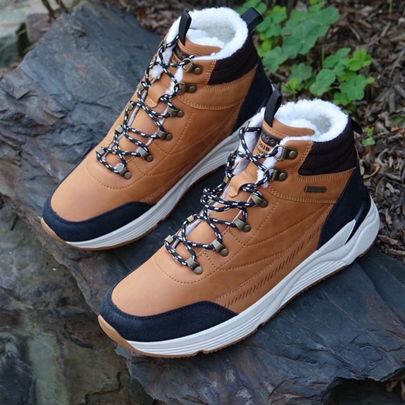 官网同步！外贸原单冬季加绒保暖实心底大棉鞋雪地靴防水中邦男鞋,户外/登山/野营/旅行用品,雪地靴,淘宝优惠券,粉丝福利购,淘宝优惠卷