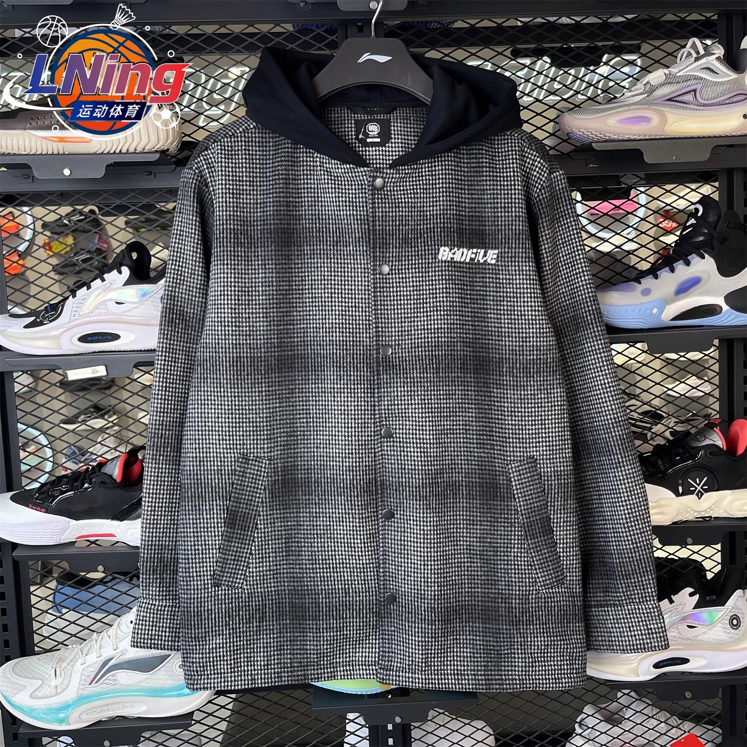 李宁外套男子2025冬季新