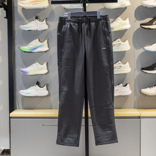 团购系列加绒保暖直筒卫裤 新款 AYKV778 2025冬季 李宁女子运动长裤