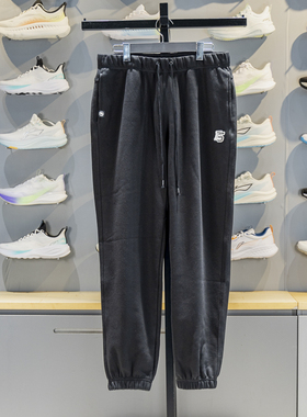 李宁男子卫裤2025冬季反伍BADFIVE束脚加绒保暖宽松运动裤AKLV779