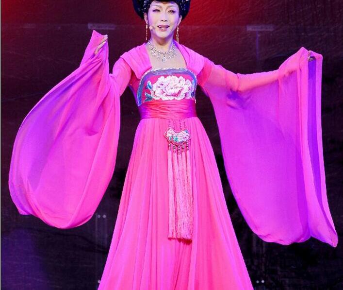 古装新款唐装李玉刚四美图西施王昭君演唱会服反串演出杨贵妃影楼