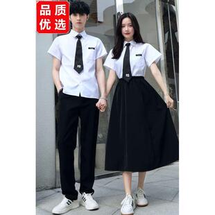 毕业校服班服初高中套装学院风韩版宽松学生衬衫演出合唱制服长裙