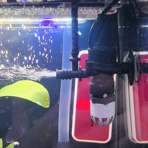 水泵增氧喷气接头鱼缸DIY改装