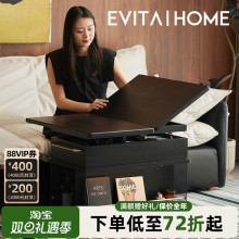 轻奢实木升降茶几简约小户型家用客厅可移动沙发边几可折叠茶桌子