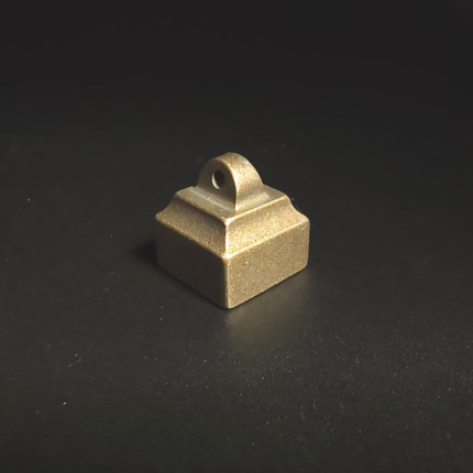 实心黄铜印章金石篆刻字刻印铜印章坯子