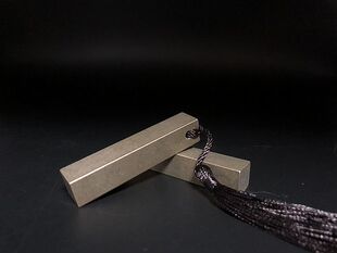 实心黄铜长条印章坯印材印章金石篆刻章刻铜印章铜墩子