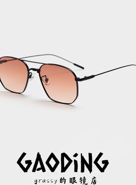 新款个性双梁偏光墨镜女