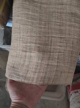 手工苎麻布（老夏布）非常密结实，可以做衣服蚊帐工艺品等