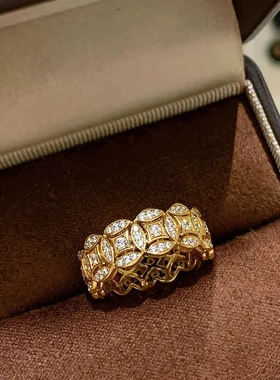 钱多多金币戒指招财铜钱指环