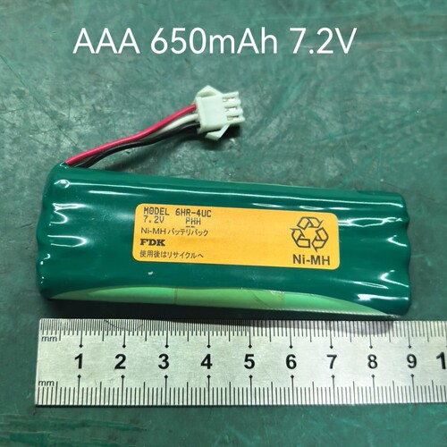 适用于东一多普勒胎心仪电池7.2V NI-MH 650mAh镍氢电池组6HR-4UC