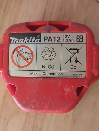 适用牧田makita PA12手电钻电池12V1.3Ah充电电池芯
