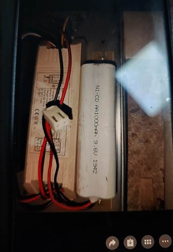 应急灯电池 NI-CD AA1000mAh 9.6V充电电池组