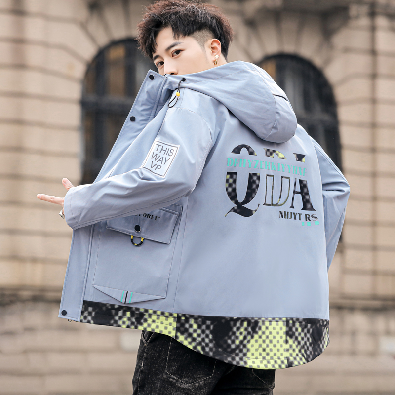 Men's spring work jacket 2021 new spring and autumn Korean fashion suit spring and autumn casual coat