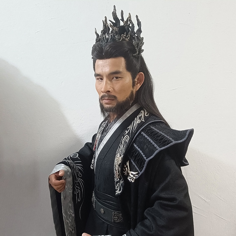 皇冠bjd黑化cos神魔妖束发饰品古装架空仙侠玄幻男生发冠头冠树脂
