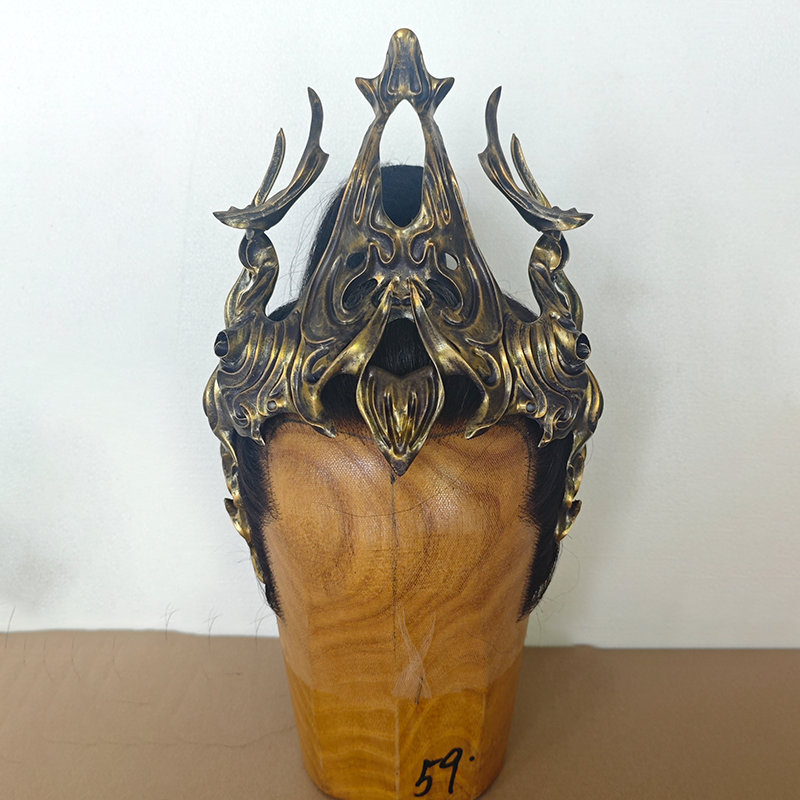 魔幻妖魔天王甲胄四大神魔护法冠帽神君头盔面盔