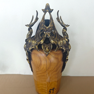 魔幻妖魔天王甲胄四大神魔护法冠帽神君头盔面盔