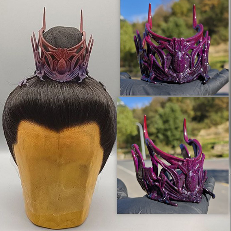 长月烬明罗云熙发冠树脂