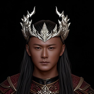 蚩尤牛魔王魔神战神神将魔将头饰头冠