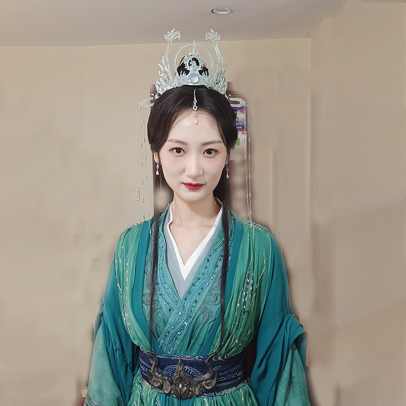 影饰人头冠树脂仙侠玄幻
