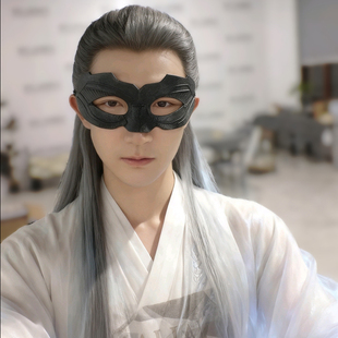 古风杨过半脸仙侠男女侠客面具