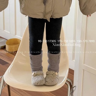 小小布丁女童冬韩版 零下15一条过冬不掉裆 1200克羊绒蚕丝打底裤