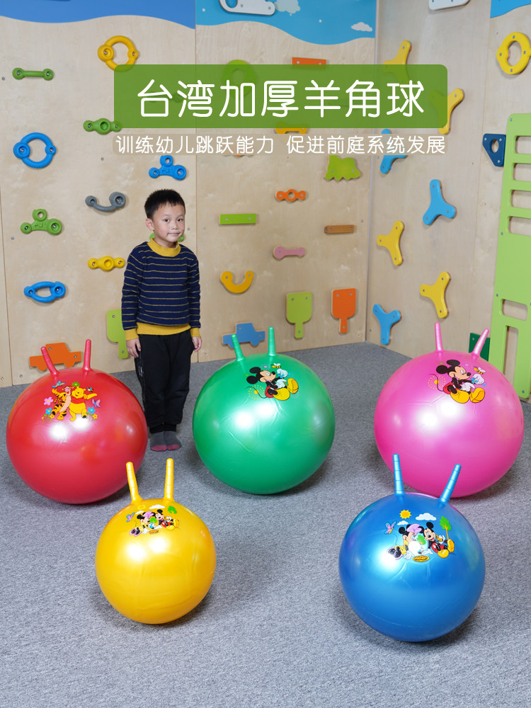 台湾羊角球儿童感统训练器材幼儿园户外运动体育器械家用幼儿玩具