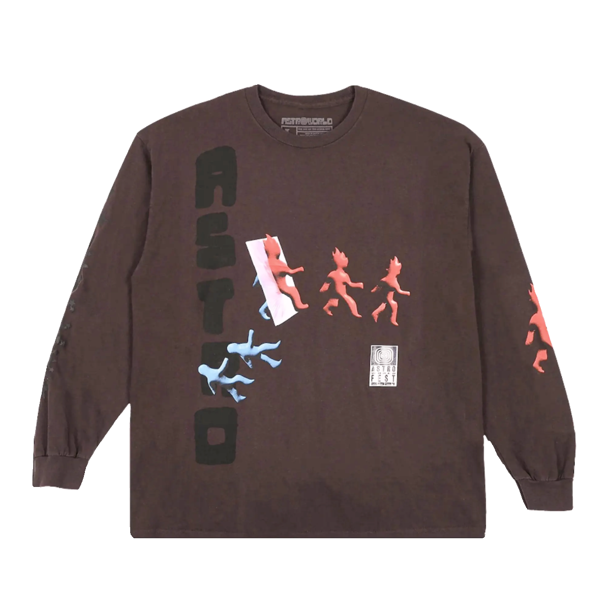 Футболка с длинным рукавом Travis Scott Otherside TS с длинными рукавами TS