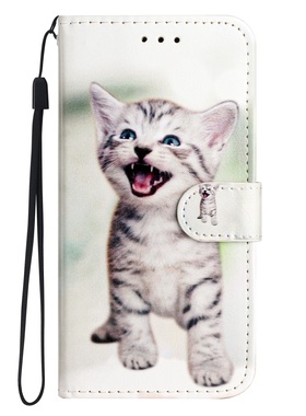 happy猫适用iPhone16/15/14/13/12/11promax苹果XR/xsmax翻盖手机壳6s皮套7/8plus