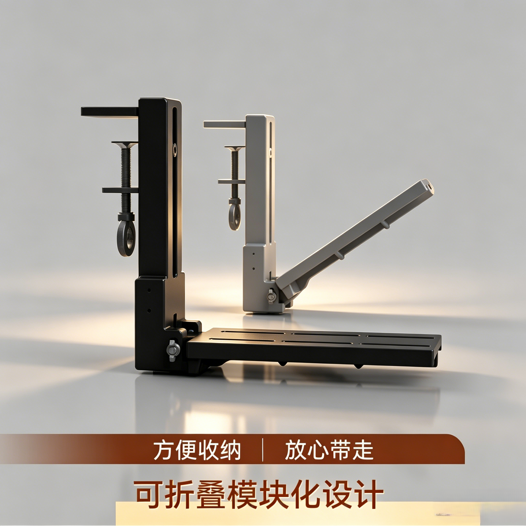 模拟飞行摇杆支架可折叠多功能图马翼胜VKB小熊座都适用方便收纳