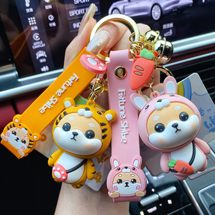 【爆款热卖】卡通十二生肖小马钥匙扣卡通生肖午马挂件创意马年