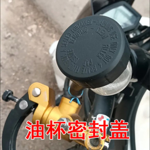 摩托车电动车直推上泵分体油杯电摩布雷博车力屋透明彩色油壶油管