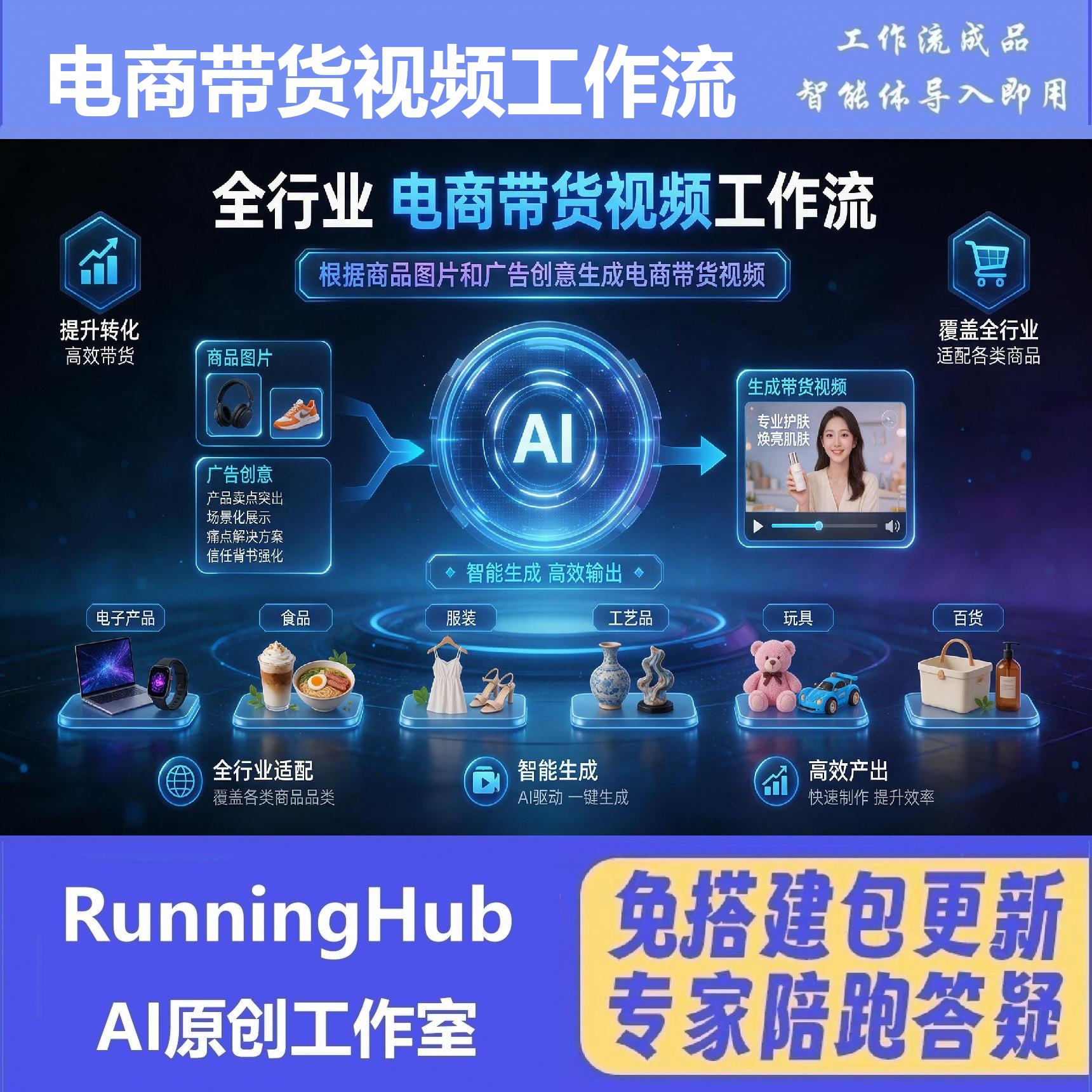 电商带货视频工作流智能体