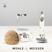 穆乐MUHLE德国原装 MEISSEN联名款 进口手动老式 剃须刀传统刮胡刀