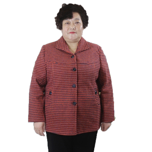 中老年女装秋冬新外套200斤妈妈装大码加肥休闲奶奶装上衣春装女