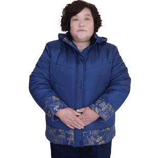 【会员福利】中老年棉服女棉衣保暖妈妈冬装奶奶女士秋冬外套加厚