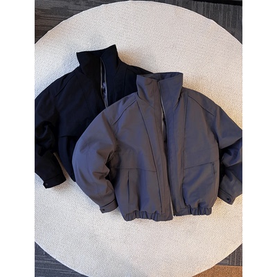 ANYWEARSTU廓形硬壳外套夹克棉服