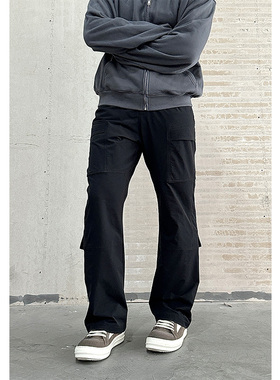 ANYWEAR 战术结构分割宽松军鸟裤百搭微弹cleanfit工装休闲裤男