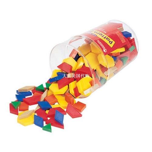 Learning Resources Pattern Blocks, 1CM, Plastic, Set of 250