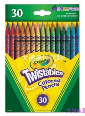 Crayola 30 Count Twistable Colored Pencils