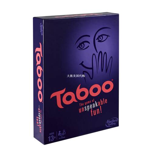 Taboo Board Game by Hasbro, the game of unspeakable fun