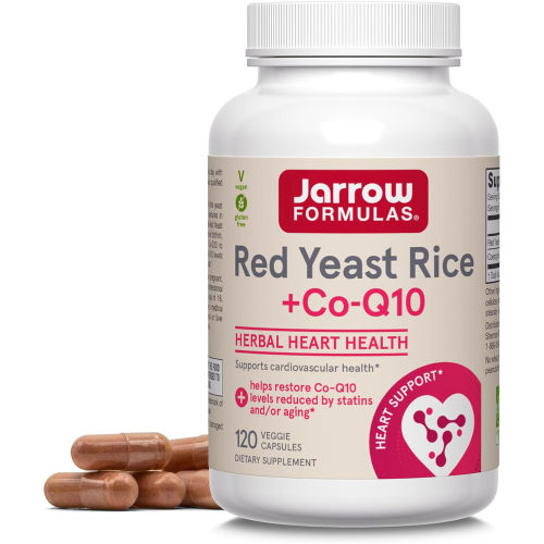 Jarrow Formulas Vegan Red Yeast Rice + Co-Q10, Heart Health