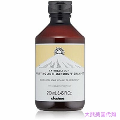 Davines Naturaltech PURIFYING Shampoo, Anti-Dandruff Protect