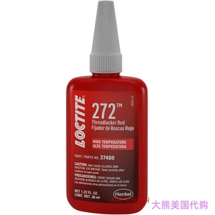 Red 272 High Temperature Bottle Loctite Threadlocker 492143