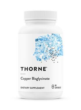 美国直邮 Thorne Research Copper Bisglycinate,  60 Capsules