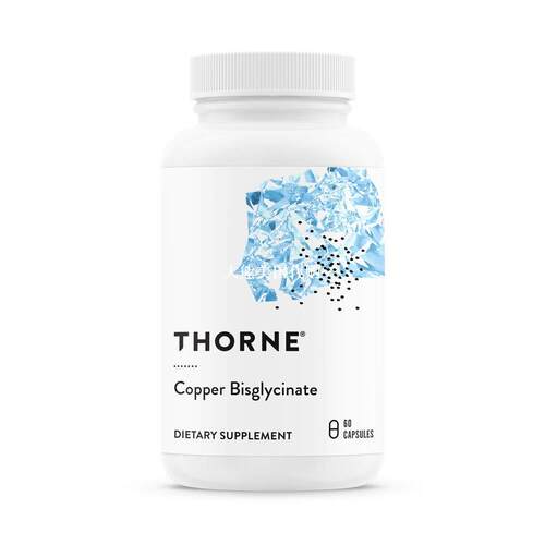 美国直邮 Thorne Research Copper Bisglycinate,  60 Capsules