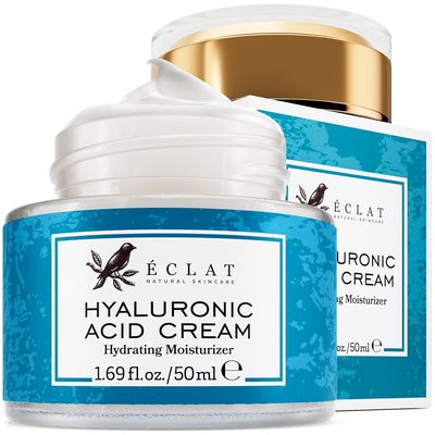 Eclat Skincare Hyaluronic Acid Cream, Hydrating Moisturizer