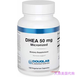 Douglas Laboratories DHEA 50 mg, Micronized, 100 Capsules