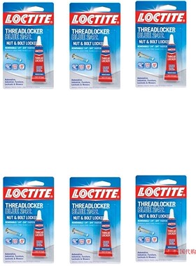 Loctite Heavy Duty Threadlocker, 0.2 oz, Blue 242, 6 Pack